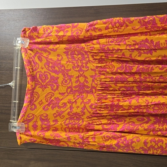 Abel the Label-Anthropologie-Maya Floral Paisley Patterned Maxi Skirt-Size Large - Picture 3 of 13